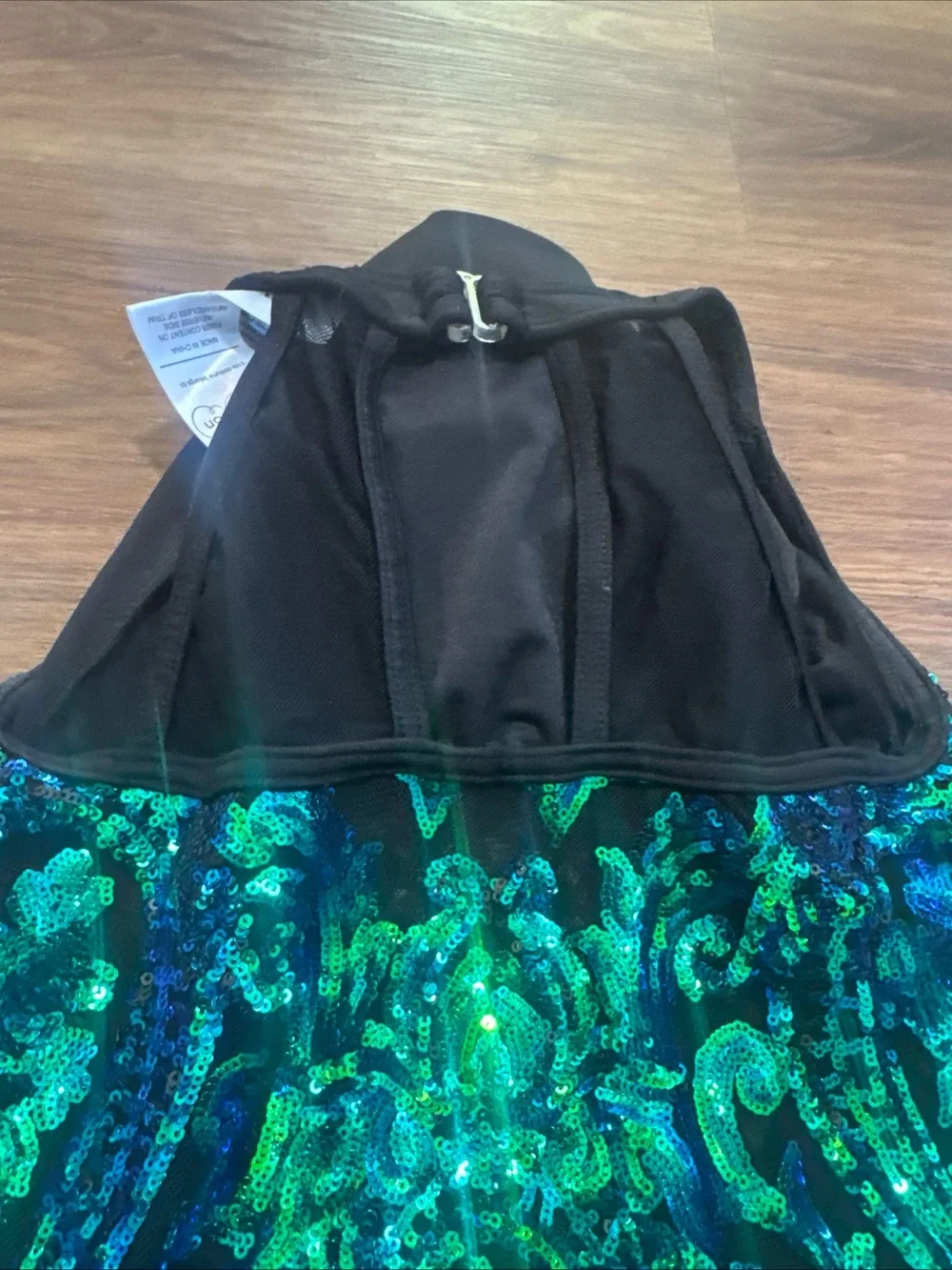 Revolution Dancewear Sequin Dress, Size LC 12-14